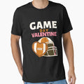Funny Game Day Valentine Rugby T-Shirt - Trendy Graphic for Adults - T-Shirt, Sweatshirt, Hoodie