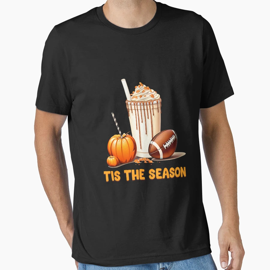 Tis Season Football T-Shirt - Graphic Print Unisex - T-Shirt, Sweatshirt, Hoodie