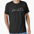 Vintage Positive Vibes only Cursive Typography by - Adult & Kids T-Shirts, Sweatshirts & Hoodies apparel design preview 1