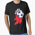 Football Fireball Red Flames T-Shirt - Custom Art Print for Adults - T-Shirt, Sweatshirt, Hoodie