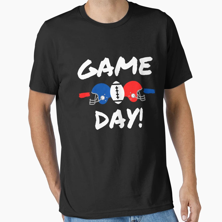 Game Day Football Season Ready Game Day T-Shirt - Custom Art Print Unisex - T-Shirt, Sweatshirt, Hoodie