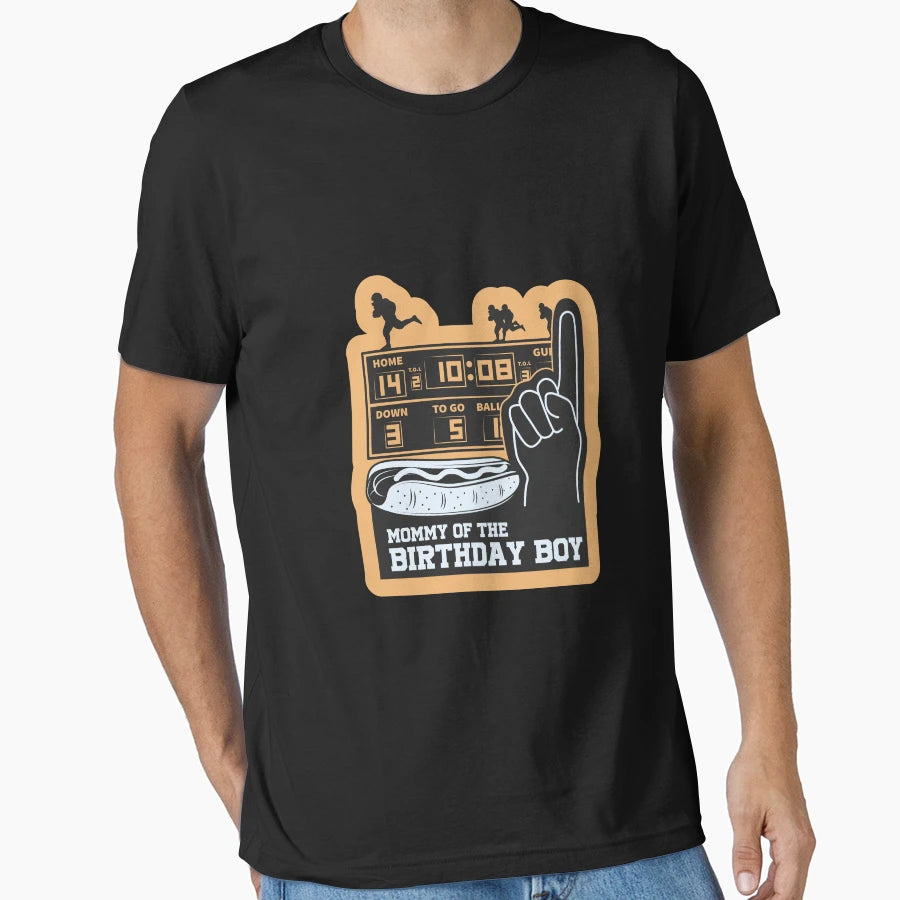 Mommy Birthday American Football Gift T-Shirt - Streetwear Style Men Women - T-Shirt, Sweatshirt, Hoodie