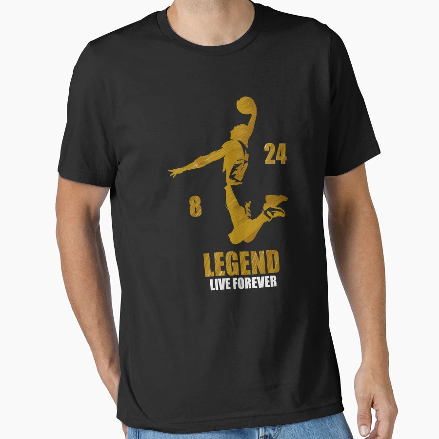 Legend Live Forever Number 8 And 24 T-Shirt - Graphic Print for Adults - T-Shirt, Sweatshirt, Hoodie