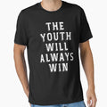 Will Always Win Distressed Text T-Shirt - Novelty Apparel Unisex - T-Shirt, Sweatshirt, Hoodie