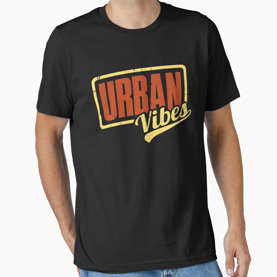 Urban Life Style Vibes Vintage Typography by Yuzik - Adult & Kids T-Shirts, Sweatshirts & Hoodies apparel design preview 1