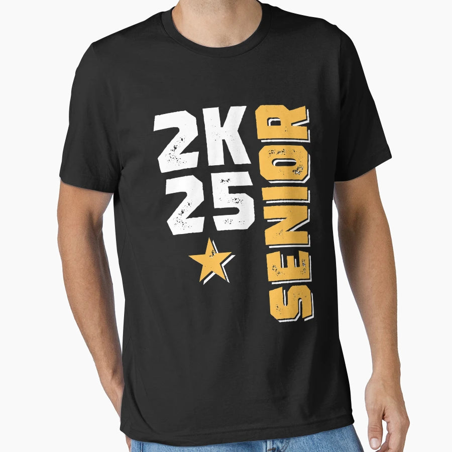 2025 Senior T-Shirt - Minimalist Print for Adults - T-Shirt, Sweatshirt, Hoodie