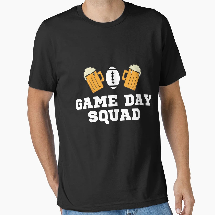 Game Day Squad T-Shirt - Minimalist Print Men Women - T-Shirt, Sweatshirt, Hoodie