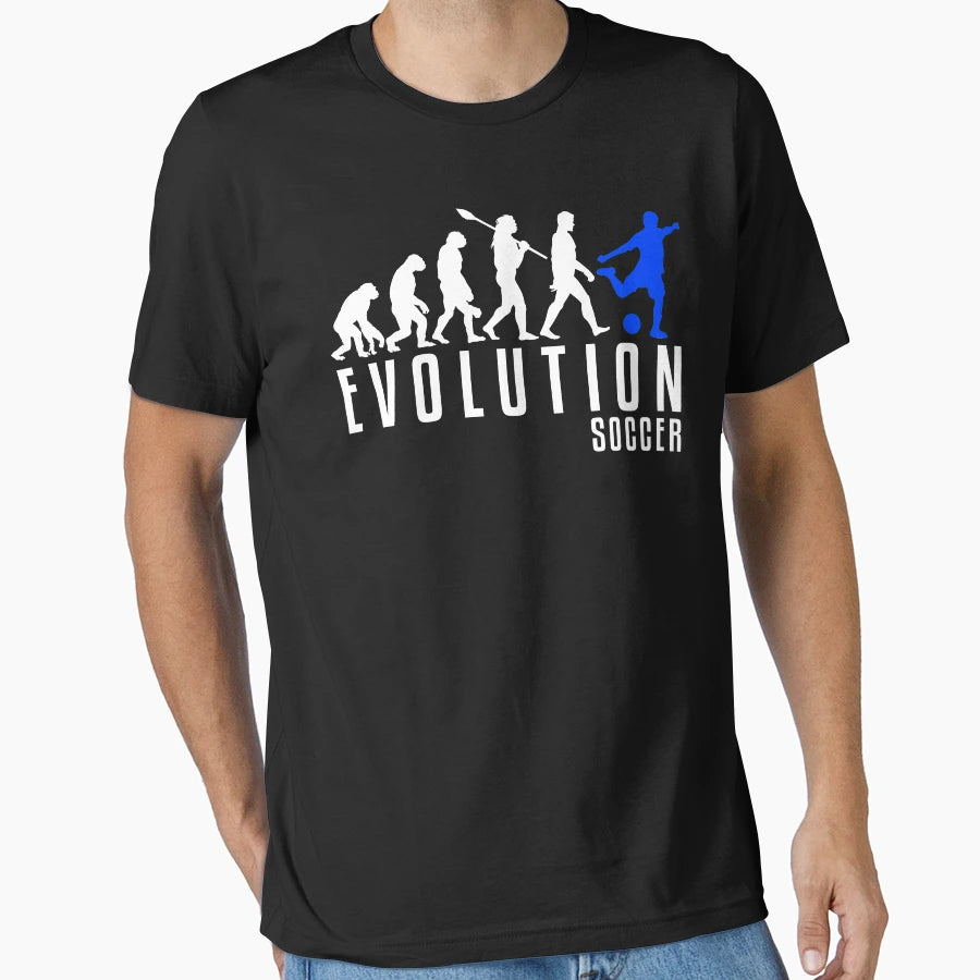 Soccer Evolution T-Shirt - Trendy Graphic for Adults - T-Shirt, Sweatshirt, Hoodie