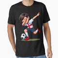 British Dab England Football Soccer T-Shirt - Novelty Apparel for Adults - T-Shirt, Sweatshirt, Hoodie