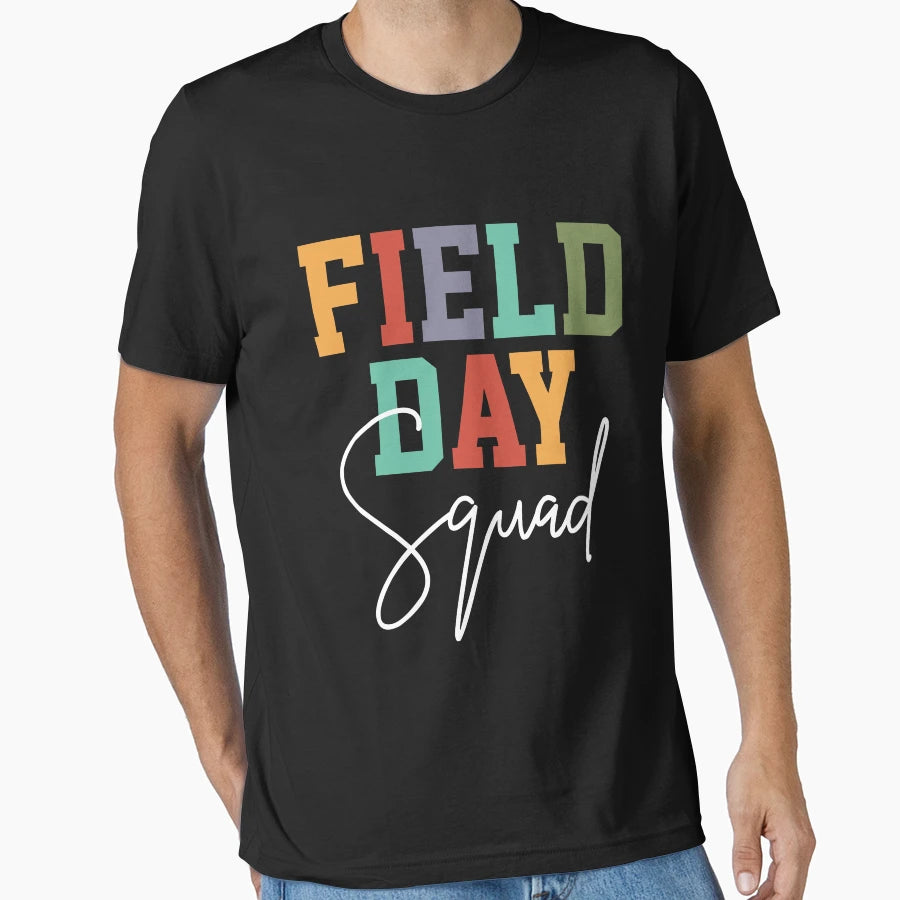 Last Day School Field Day Squad T-Shirt - Aesthetic Graphic Men Women - T-Shirt, Sweatshirt, Hoodie