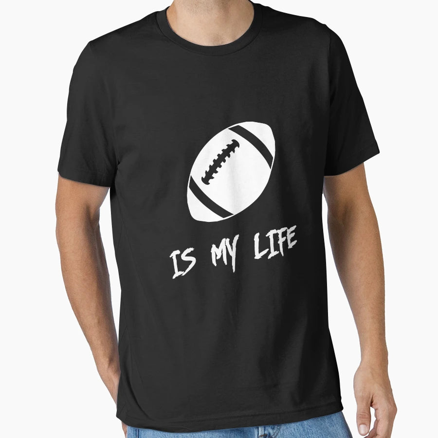 American Football Is My Life T-Shirt - Aesthetic Graphic for Adults - T-Shirt, Sweatshirt, Hoodie