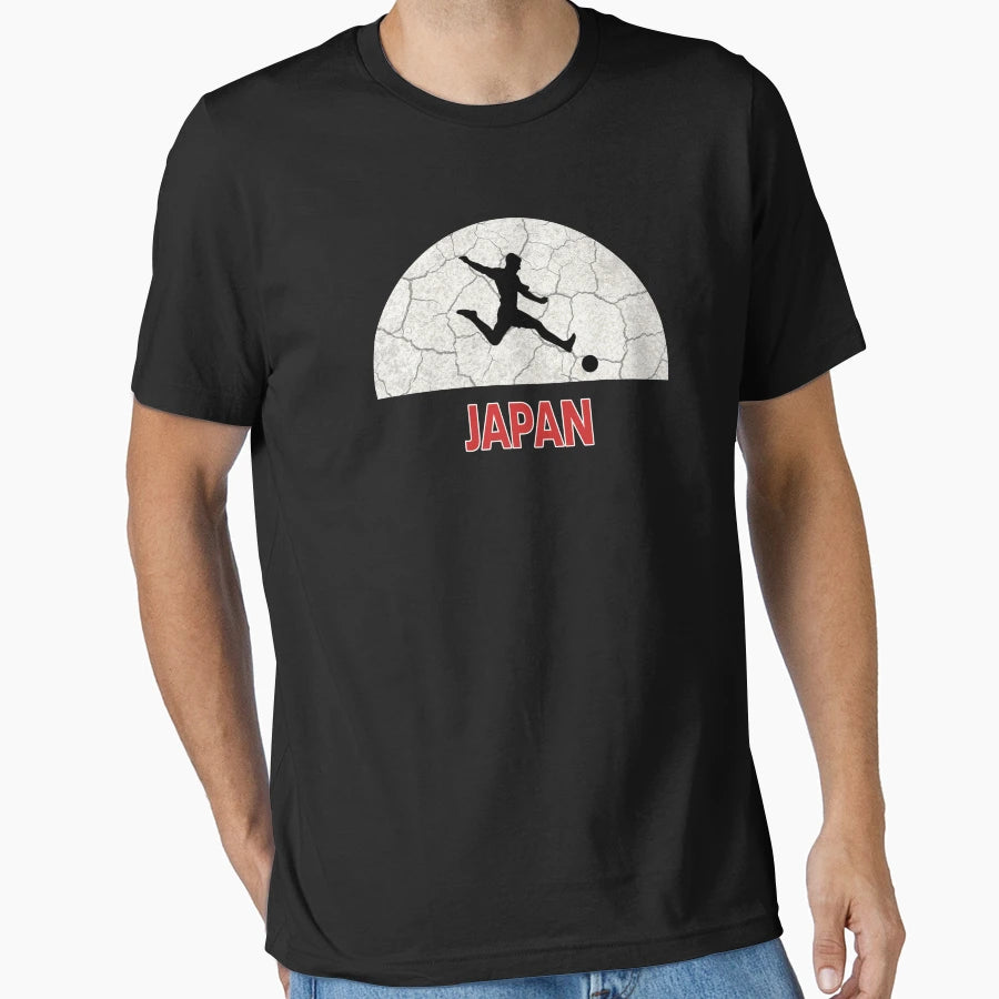 Japan Soccer T-Shirt - Minimalist Print for Adults - T-Shirt, Sweatshirt, Hoodie