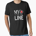 American Football My Heart Is T-Shirt - Casual Everyday Wear for Adults - T-Shirt, Sweatshirt, Hoodie