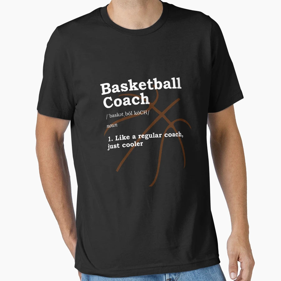 Basketball Coach Gift T-Shirt - Trendy Graphic for Adults - T-Shirt, Sweatshirt, Hoodie