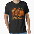 Pumpkin Spice Football Autumn T-Shirt - Graphic Print Men Women - T-Shirt, Sweatshirt, Hoodie