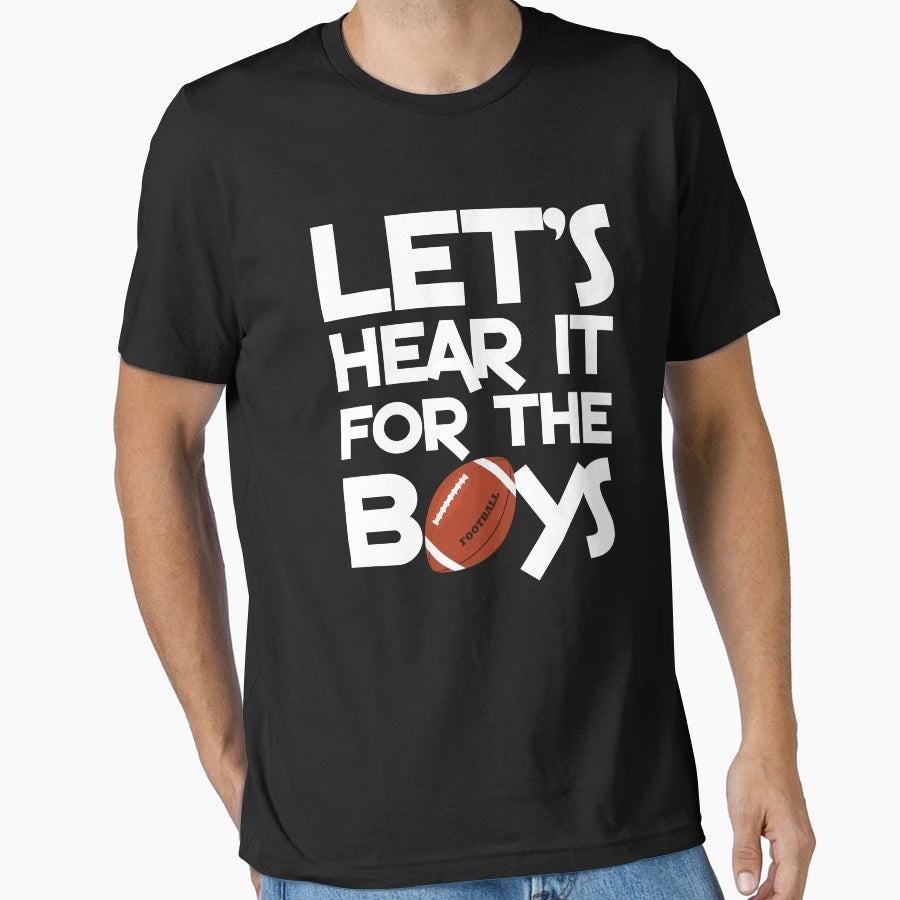 Lets Hear It Gift Football Lover T-Shirt - Minimalist Print Men Women - T-Shirt, Sweatshirt, Hoodie