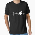 American Football Heartbeat T-Shirt - Graphic Print Men Women - T-Shirt, Sweatshirt, Hoodie