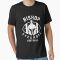 Fake School Football Team Bishop T-Shirt - Fun Novelty Design Men Women - T-Shirt, Sweatshirt, Hoodie
