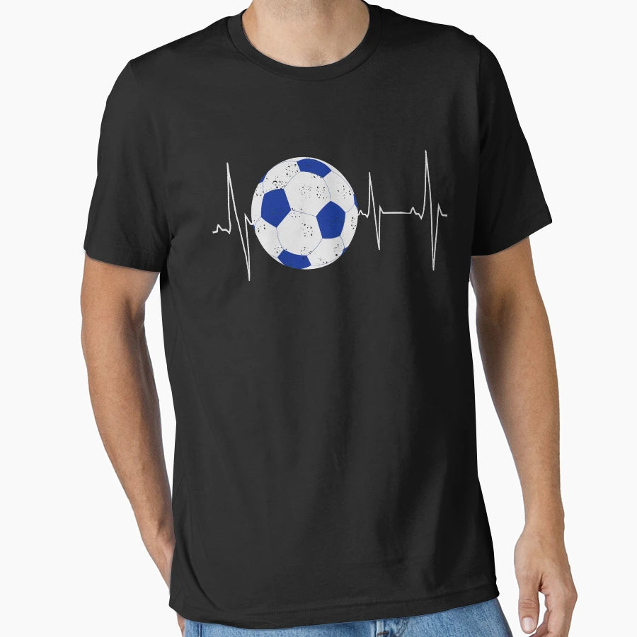 Soccer Heartbeat Unique Soccer Lover T-Shirt - Streetwear Style Unisex - T-Shirt, Sweatshirt, Hoodie