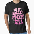 My Soccer Mom Era Groovy Soccer T-Shirt - Fun Novelty Design for Adults - T-Shirt, Sweatshirt, Hoodie