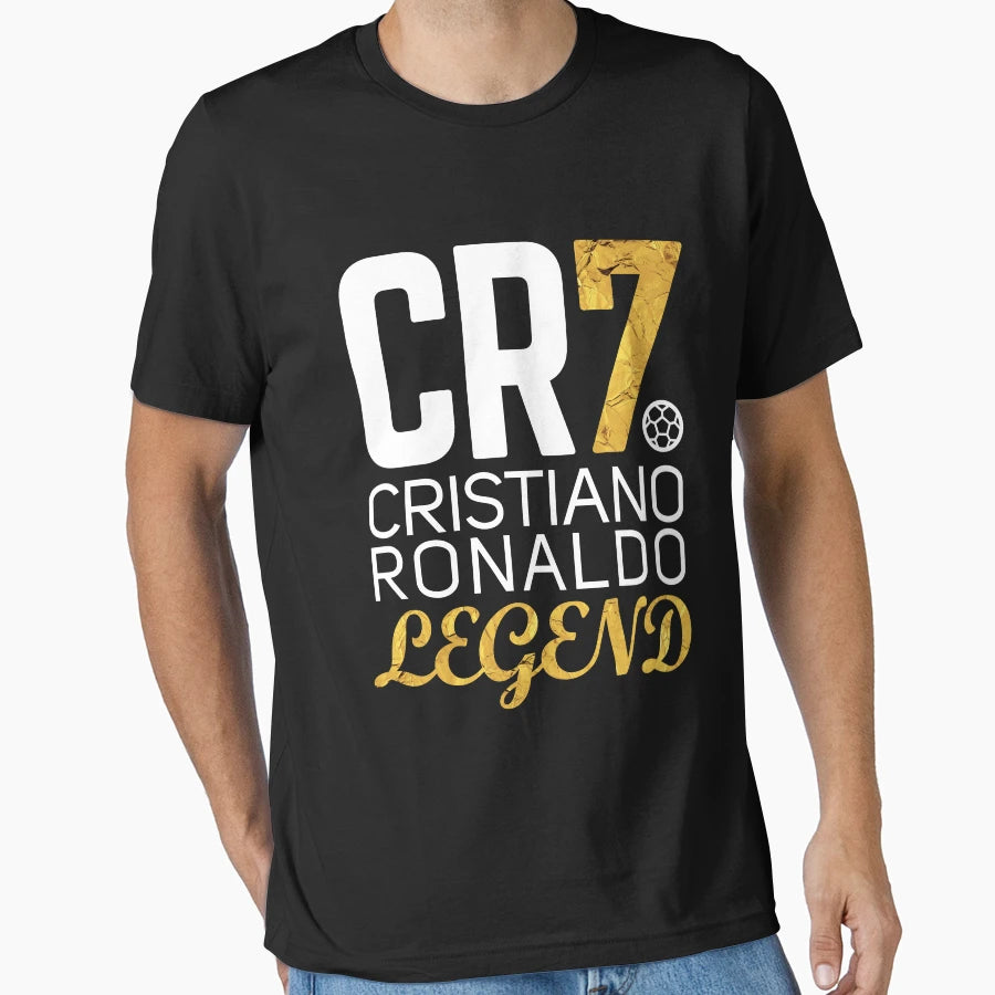 Cr7 Legend Gold T-Shirt - Custom Art Print Unisex - T-Shirt, Sweatshirt, Hoodie