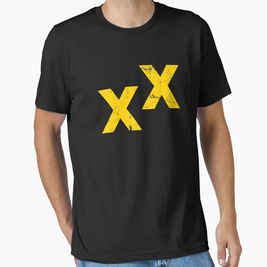State Jefferson Double Golden X T-Shirt - Minimalist Print Unisex - T-Shirt, Sweatshirt, Hoodie