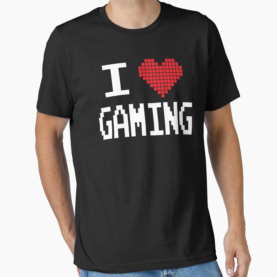 GAMER I LOVE GAMING by ShirtWreck - Adult & Kids T-Shirts, Sweatshirts & Hoodies apparel design preview 1