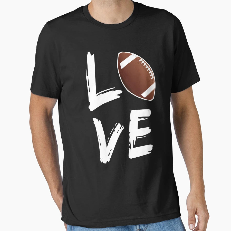 Football Love T-Shirt - Trendy Graphic Men Women - T-Shirt, Sweatshirt, Hoodie