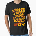 Groovy Puppy Paw Vibes, 70s Flower Child by - Adult & Kids T-Shirts, Sweatshirts & Hoodies apparel design preview 1