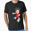 Football Soccer Footballer T-Shirt - Casual Everyday Wear Unisex - T-Shirt, Sweatshirt, Hoodie