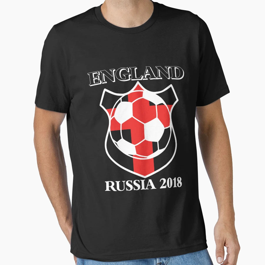 England 2018 World Cup Russia T-Shirt - Custom Art Print for Adults - T-Shirt, Sweatshirt, Hoodie