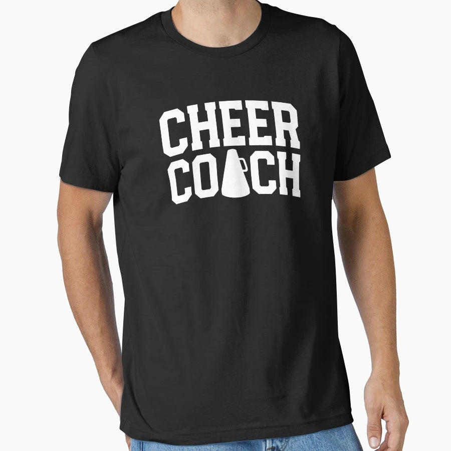 Cheer Coach Cheerleader Gift T-Shirt - Custom Art Print Men Women - T-Shirt, Sweatshirt, Hoodie