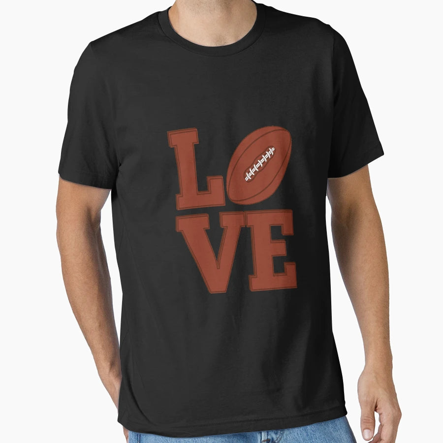 American Football Love T-Shirt - Novelty Apparel for Adults - T-Shirt, Sweatshirt, Hoodie