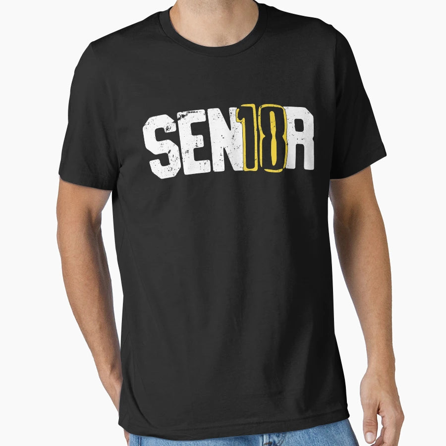 Senior 2018 Sen18R Graduation T-Shirt - Graphic Print for Adults - T-Shirt, Sweatshirt, Hoodie