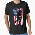 Football American Flag Usa Patriot T-Shirt - Streetwear Style for Adults - T-Shirt, Sweatshirt, Hoodie