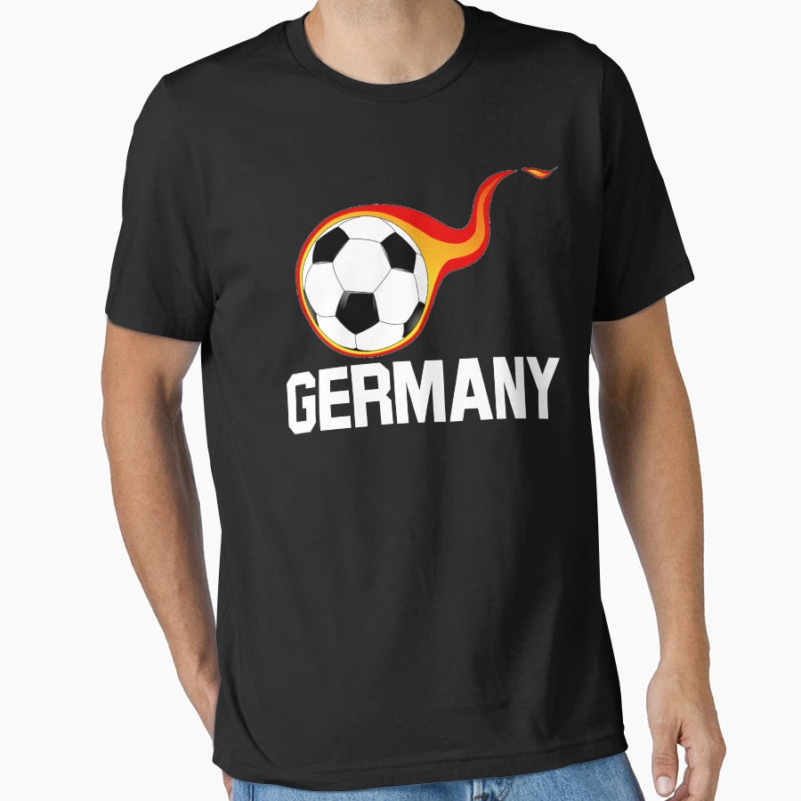 German Football German Soccer T-Shirt - Casual Everyday Wear for Adults - T-Shirt, Sweatshirt, Hoodie