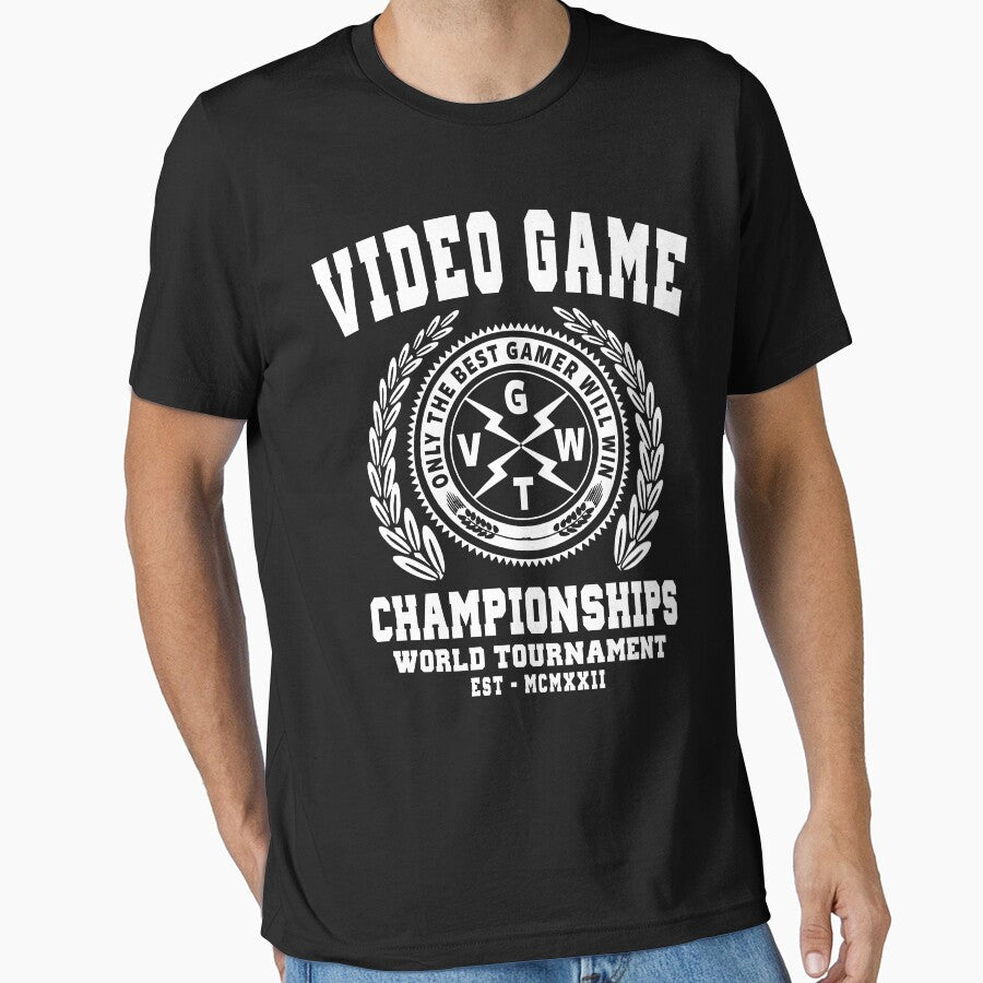 GAMING VIDEO GAME CHAMPIONSHIPS GAMER by ShirtWreck - Adult & Kids T-Shirts, Sweatshirts & Hoodies apparel design preview 1