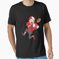 American Football Player Catches T-Shirt - Aesthetic Graphic Unisex - T-Shirt, Sweatshirt, Hoodie