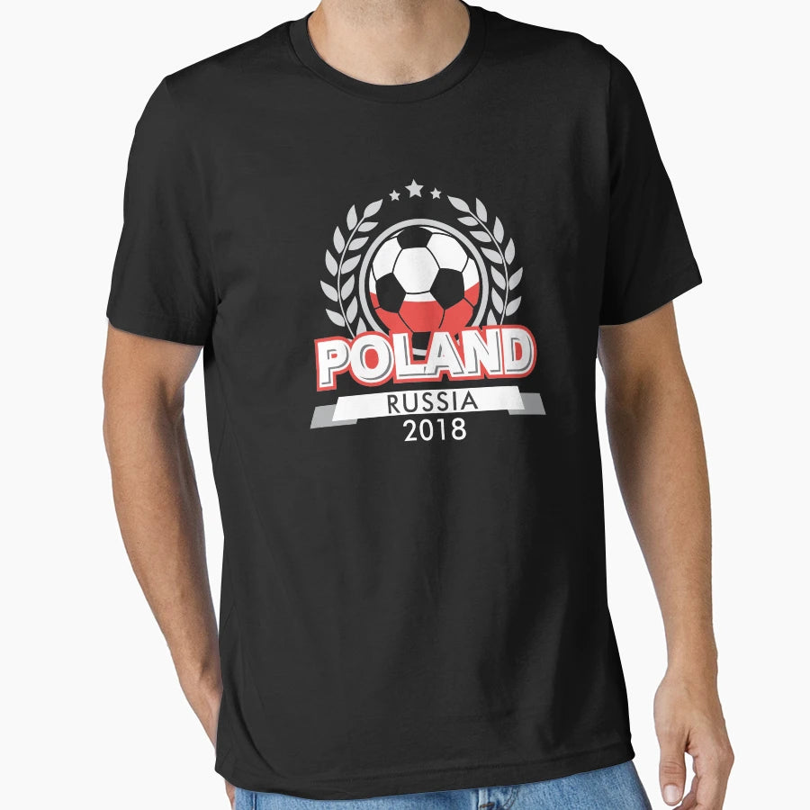 Poland Soccer Team Football World T-Shirt - Aesthetic Graphic Men Women - T-Shirt, Sweatshirt, Hoodie