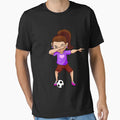 Dabbing Soccer T-Shirt - Graphic Print Unisex - T-Shirt, Sweatshirt, Hoodie