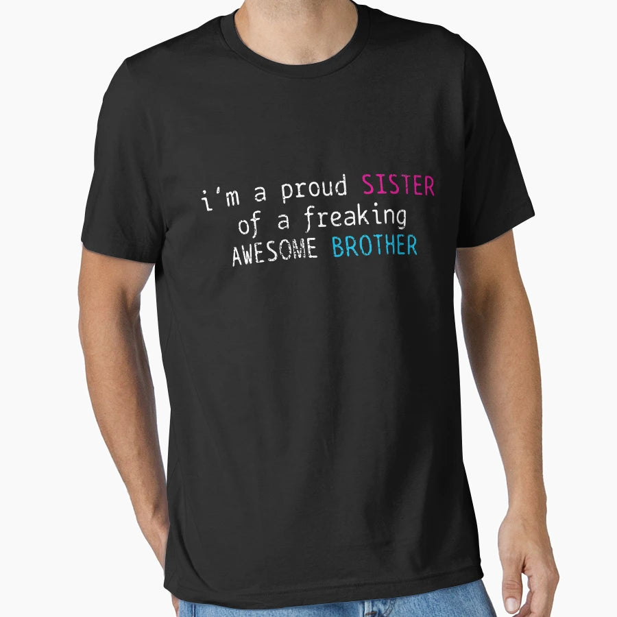 Sister Brother T-Shirt - Graphic Print Unisex - T-Shirt, Sweatshirt, Hoodie