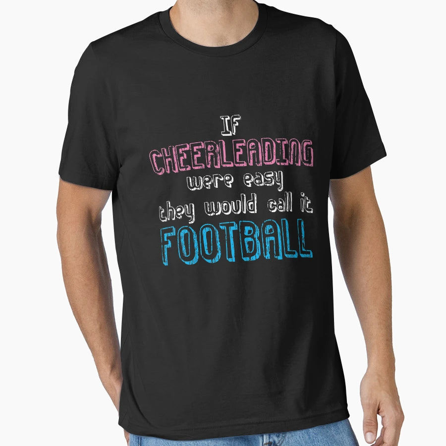 Cheerleading Football T-Shirt - Custom Art Print for Adults - T-Shirt, Sweatshirt, Hoodie