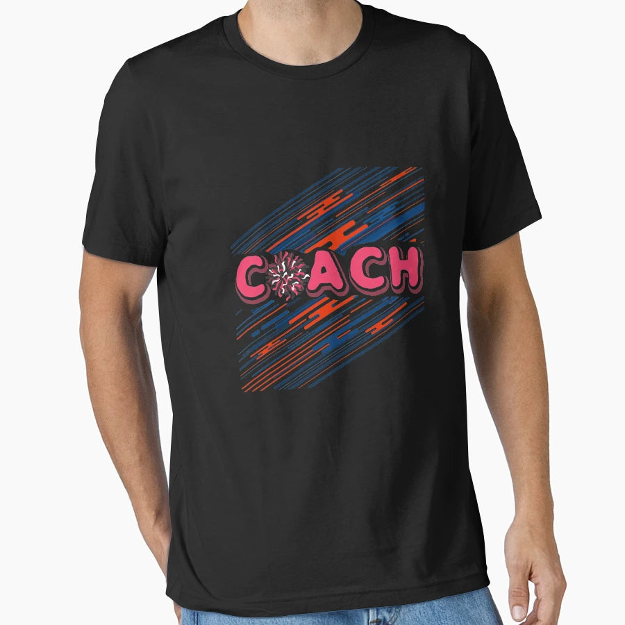 Coach T-Shirt - Minimalist Print for Adults - T-Shirt, Sweatshirt, Hoodie