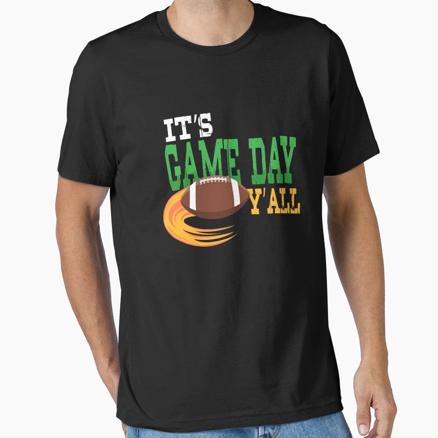 Football Game Day Gift T-Shirt - Custom Art Print Men Women - T-Shirt, Sweatshirt, Hoodie