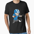 American Football Player Runs Football T-Shirt - Trendy Graphic for Adults - T-Shirt, Sweatshirt, Hoodie