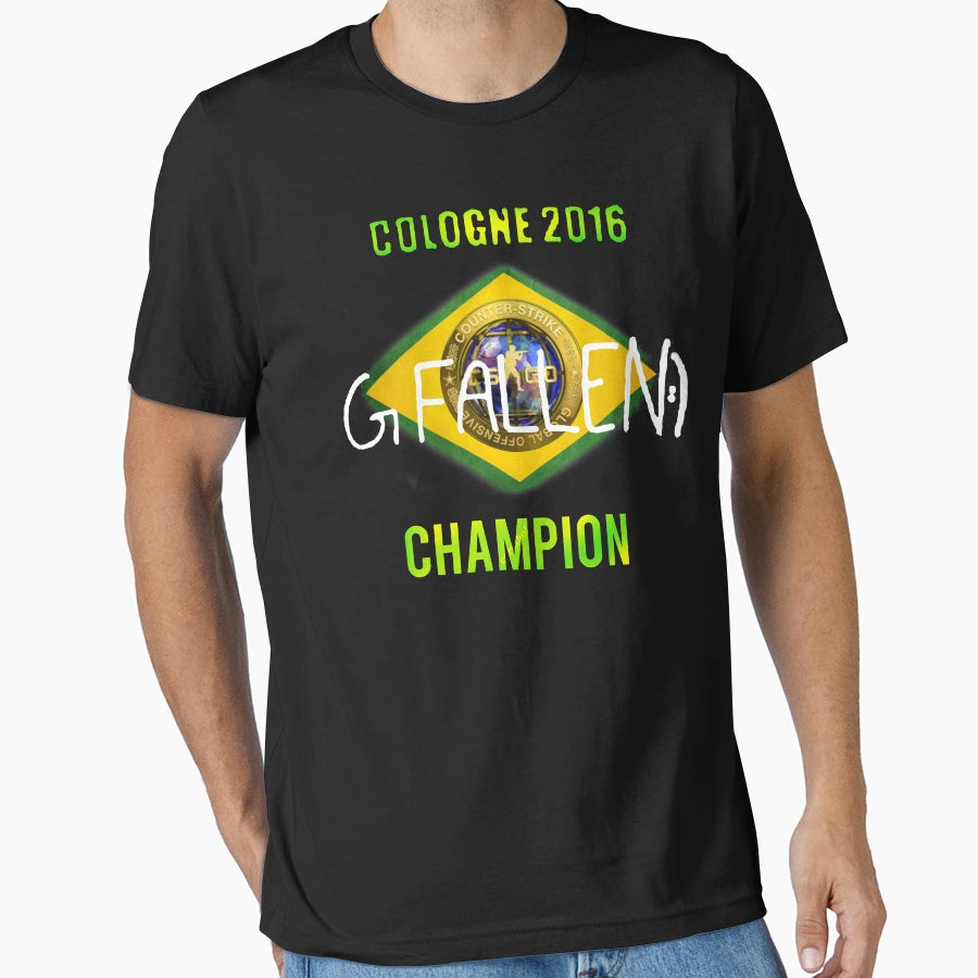 Esl Cologne 2016 Champion Fallen Cs T-Shirt - Minimalist Print Men Women - T-Shirt, Sweatshirt, Hoodie