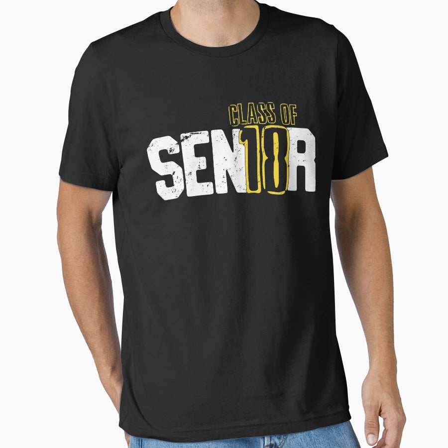Class 2018 Sen18R Senior Graduation T-Shirt - Novelty Apparel Unisex - T-Shirt, Sweatshirt, Hoodie
