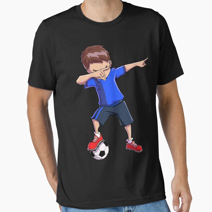 Dabbing Soccer Dab Dance Funny Football T-Shirt - Streetwear Style Unisex - T-Shirt, Sweatshirt, Hoodie