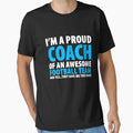 Proud Coach Awesome Football Team And T-Shirt - Fun Novelty Design Unisex - T-Shirt, Sweatshirt, Hoodie