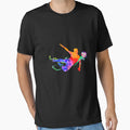 Football Football Player Painted T-Shirt - Trendy Graphic Men Women - T-Shirt, Sweatshirt, Hoodie
